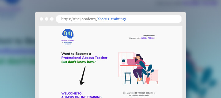 Online Abacus Training for Teachers