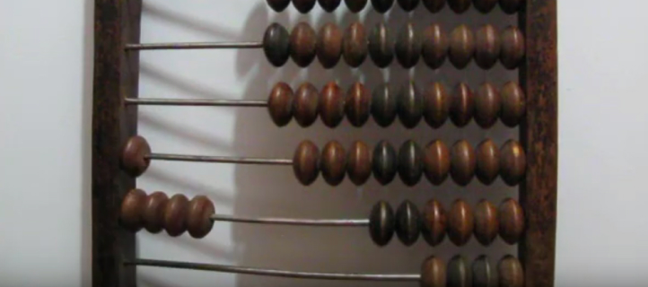 Simple addition using schoty abacus example 2 - 2