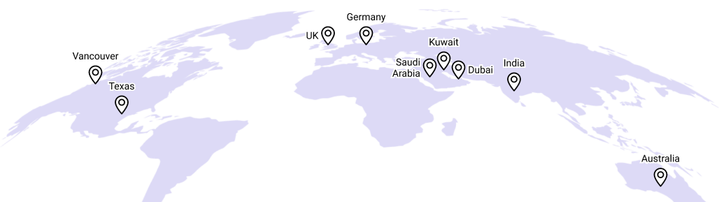 Current batch student location map