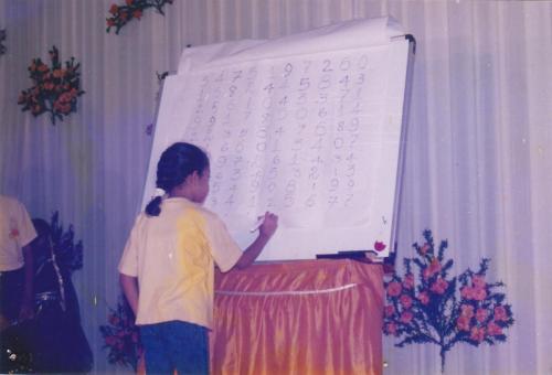 Aishwarya Mahal Ms Priyanka Exhibiting 10 rows by 10 digits in 2002 - Thej Academy
