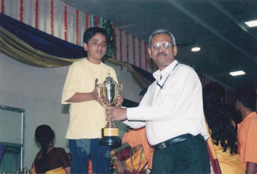 2004 National Level Competition Achuth Chandra sekher won champion at Grand level - Thej Academy